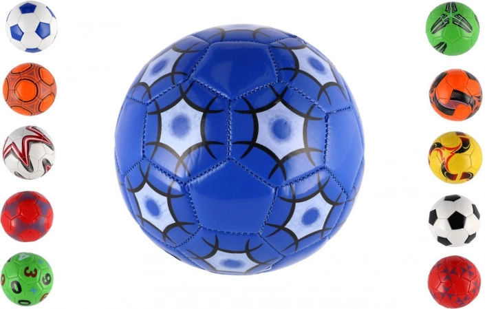 Fußball Junior 15 cm – genäht, Lederoptik, Farbmix