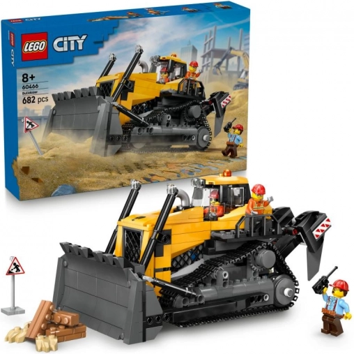 LEGO City gelber Bulldozer mit Ladeschaufel