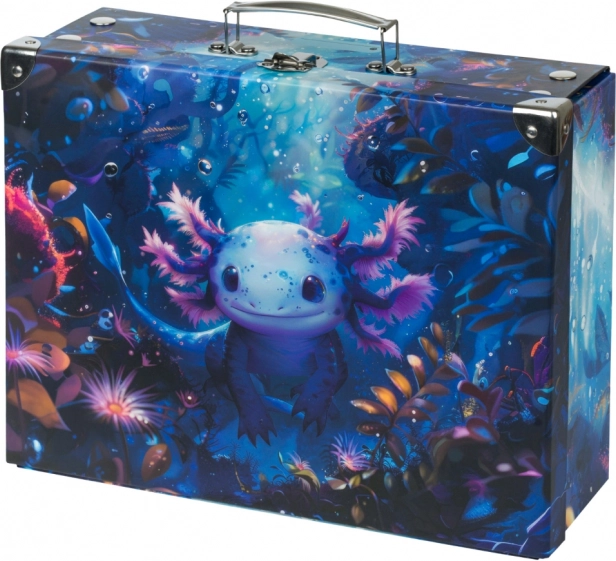 Faltbarer Schulrucksack Axolotl Baagl