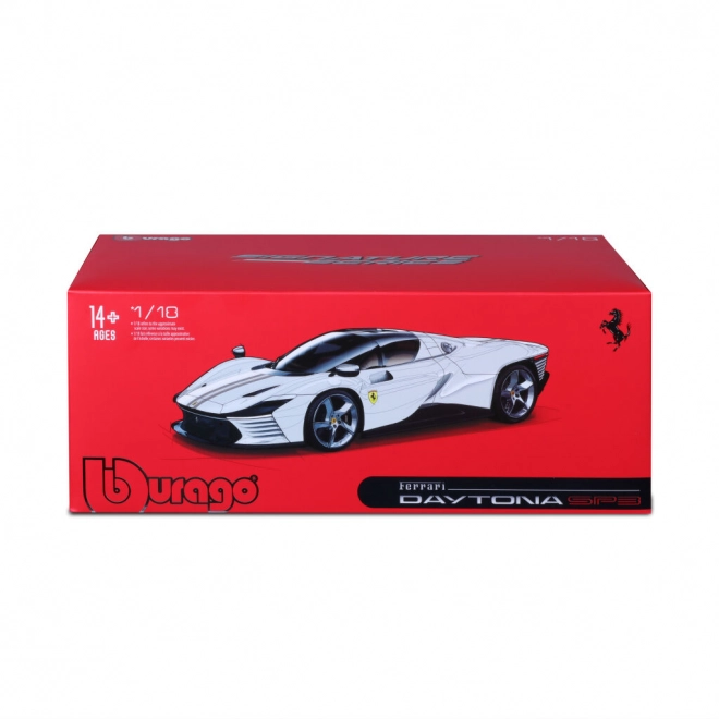 Bburago Ferrari Signature Series Daytona SP3 Weiß Modellauto