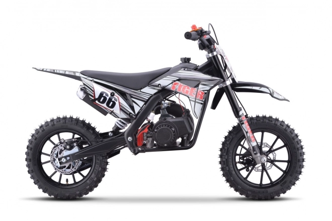 Verbrennermotorrad Tiger 49cc Schwarz