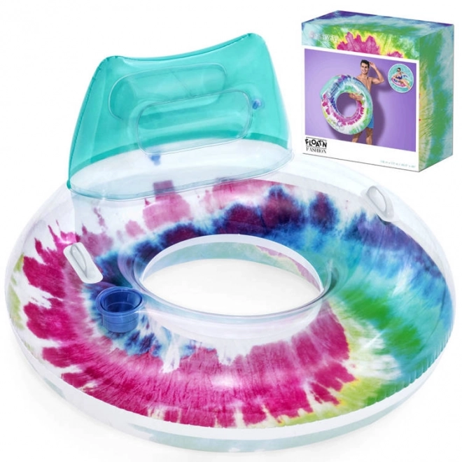 Doppelschichtiges Wasser-Schwimmring mit Tie-Dye-Muster