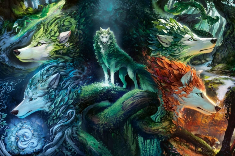 Puzzle Mystische Wölfe 7000 Teile RAVENSBURGER
