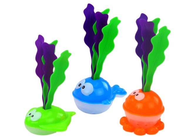 Lustige Fische mit Algen