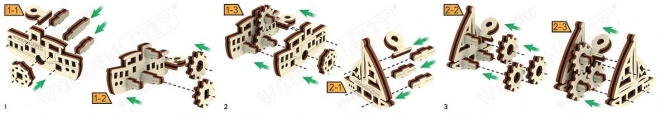 Holz 3D Puzzle Schiffe