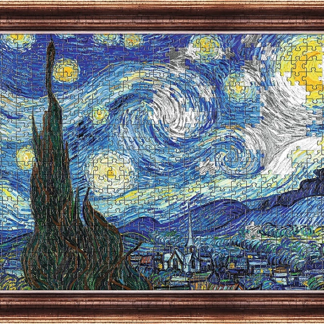 Puzzle mit Rahmen Sternennacht 500 Teile