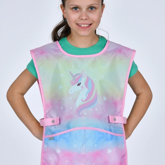 Kinder-Schürze Regenbogen Einhorn
