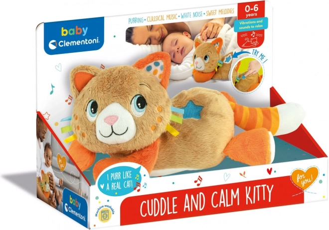 Clementoni Baby Plüschkatze mit Musik und Vibration