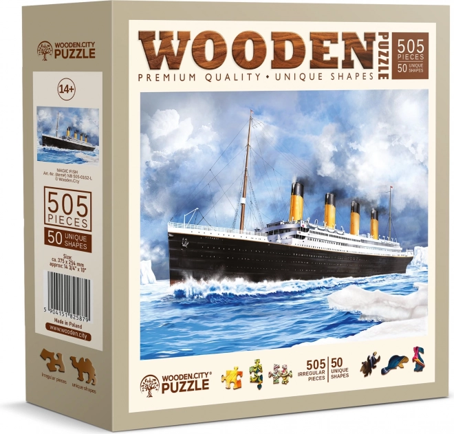 Holzpuzzle Titanic