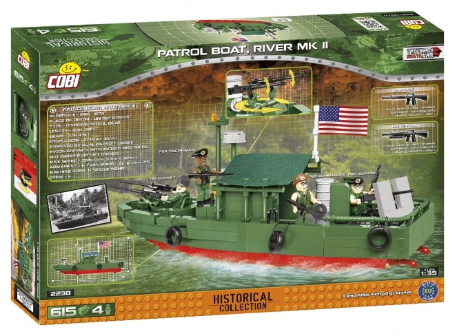 Vietnamkrieg Patrouillenboot River MK II Modell Bausatz