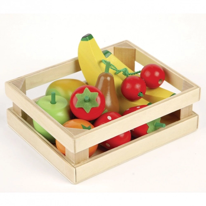 Tidlo Holz-Kiste mit Obst