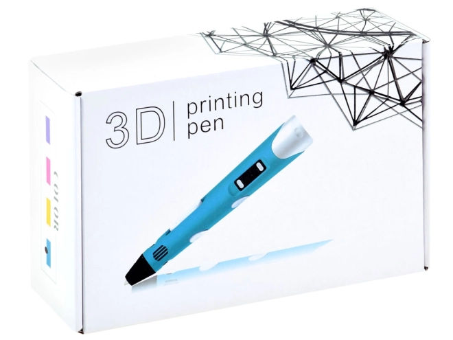 Magischer 3D-Stift mit Filamenten – Gelb