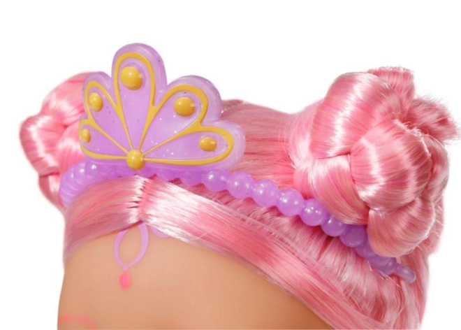 Stylische rosa Mähne