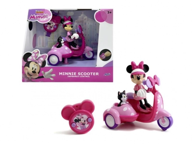 Minnie Scooter mit Seitenwagen und Figur