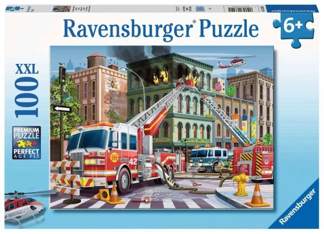 Ravensburger Puzzle Feuerwehr im Einsatz XXL