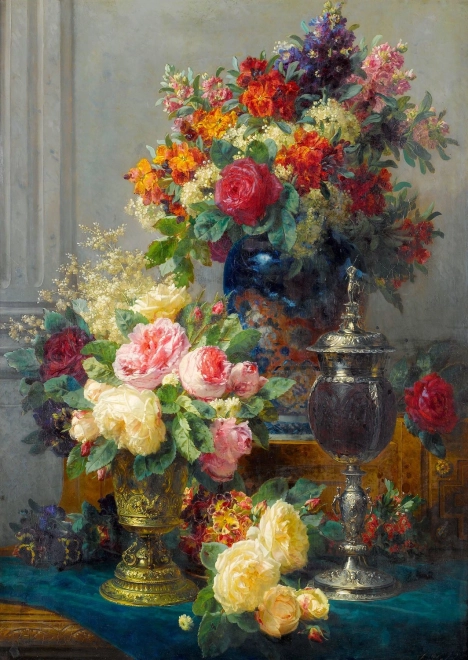 Enjoy Puzzle Frühlingsblumen mit Kelch 1000 Teile