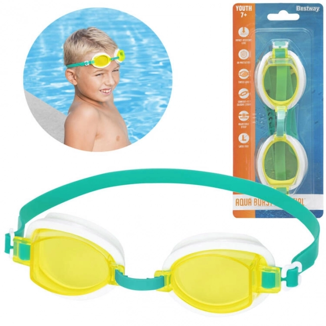 Bestway Schwimmbrille für Kinder ab 7 Jahren – Gelb