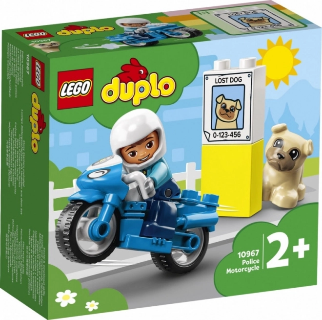 Lego Duplo Stadt - Polizeimotorrad