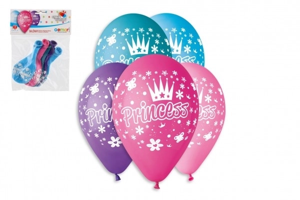 Luftballons Prinzessin Pastellfarben