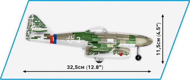 Historisches Flugzeugmodell Messerschmitt Me262