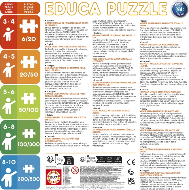 Educa Puzzle Einhörner und Feen 2x48 Teile