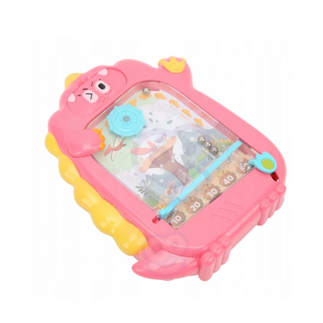 Woopie Magnetische Zeichentafel 2-in-1 mit Flipper-Spiel Pink