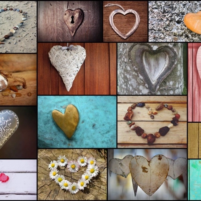 Puzzle Collage: Liebe 1000 Teile