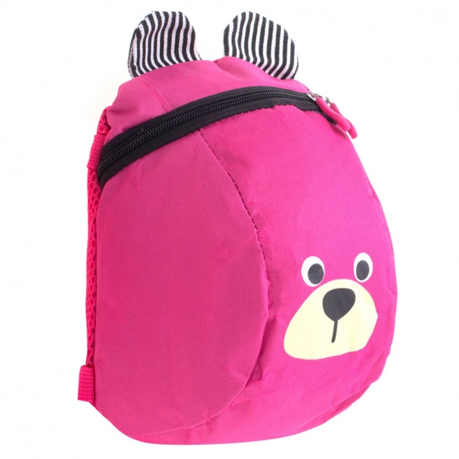 Rucksack für Kleinkinder Bären-Design in Rosa – rosa