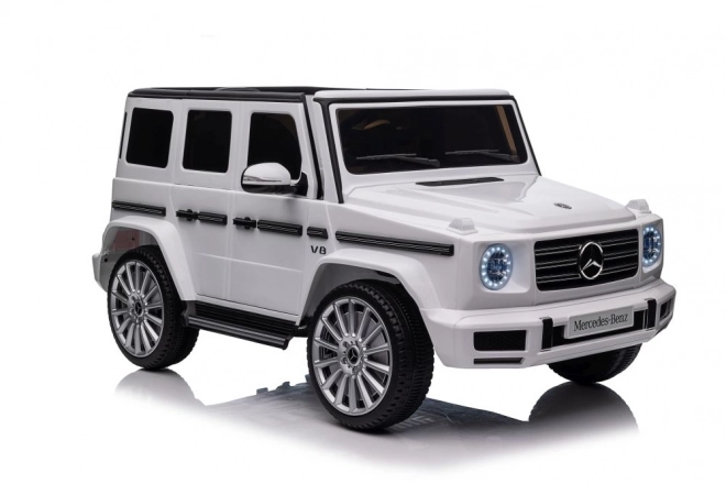 Elektrisches Fahrzeug Mercedes G500 Weiß 4x4 – Weiß