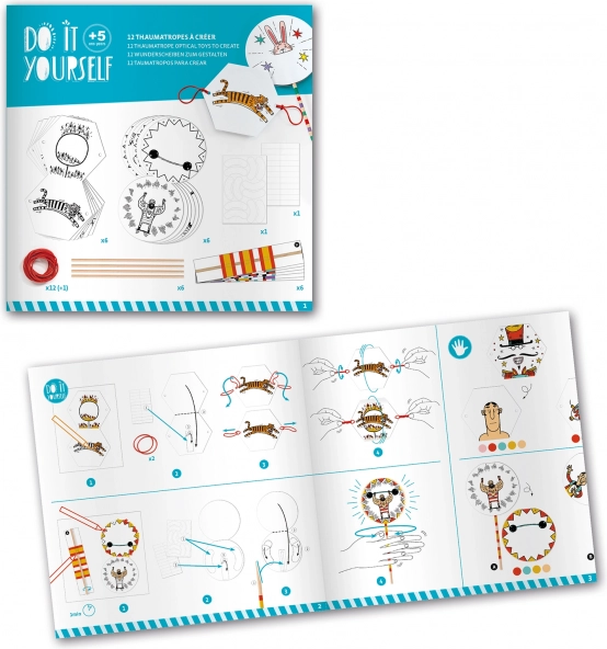 DJeco DIY Thaumatrop Zirkus