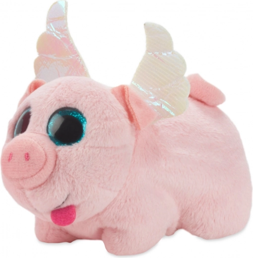 Niedliches Plüschtier mit glitzernden Details