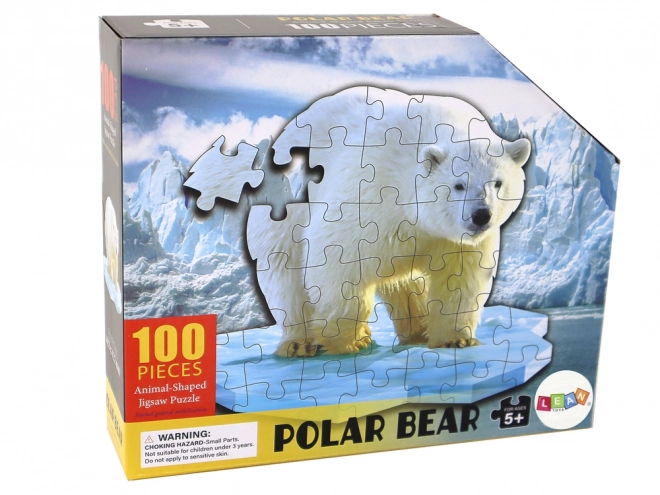 Puzzle mit Eisbärenmotiv - 100 Teile