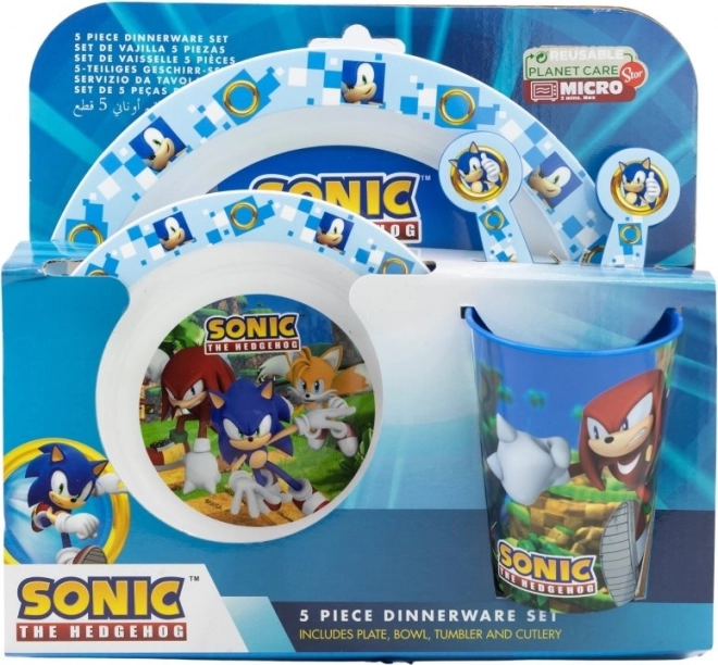 Kinder-Geschirrset 5-teilig SONIC