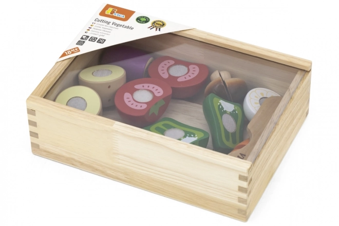 Holzschneideset - Gemüse für Kinder