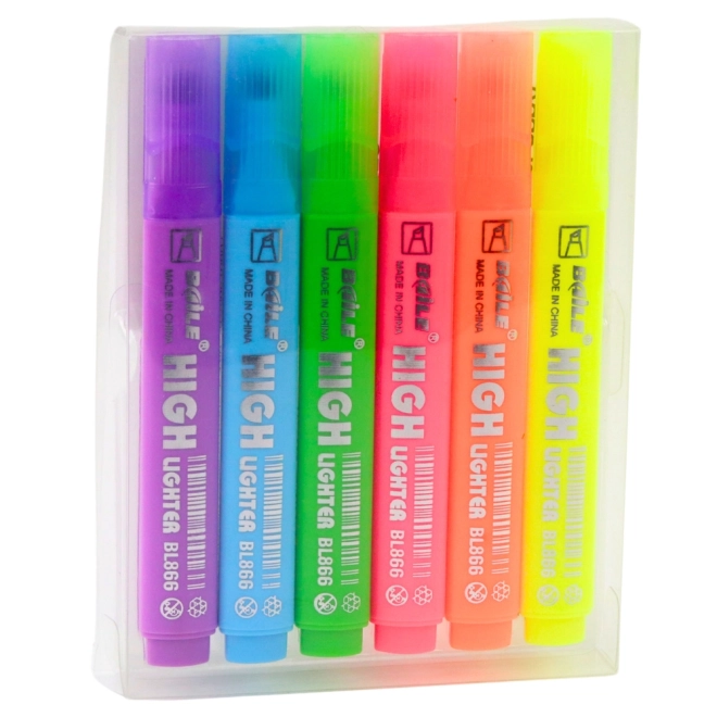 Satz Neon-Textmarker 6 Stk.