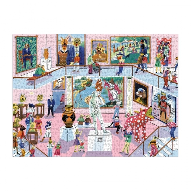 Galison Puzzle Hunde Galerie