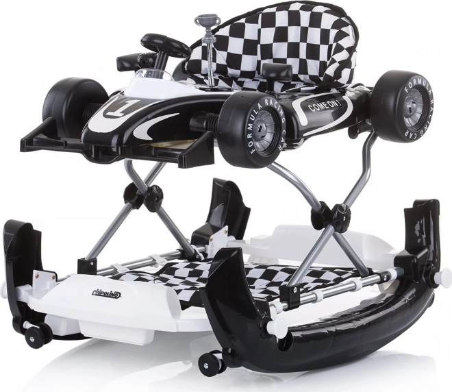 Interaktives Gehfrei Car Racer 4-in-1 Rot von Chipolino – Schwarz+Weiß