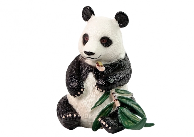 Sammlerfigur Riesenpanda mit Bambus