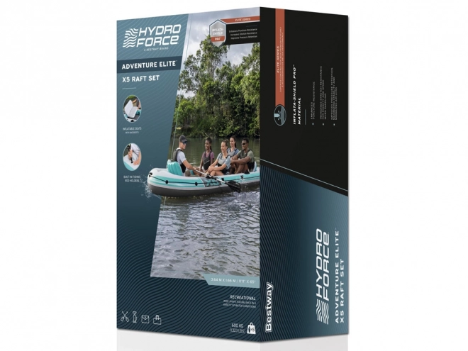Aufblasbares Pontonboot Adventure Elite X5 für 5 Personen