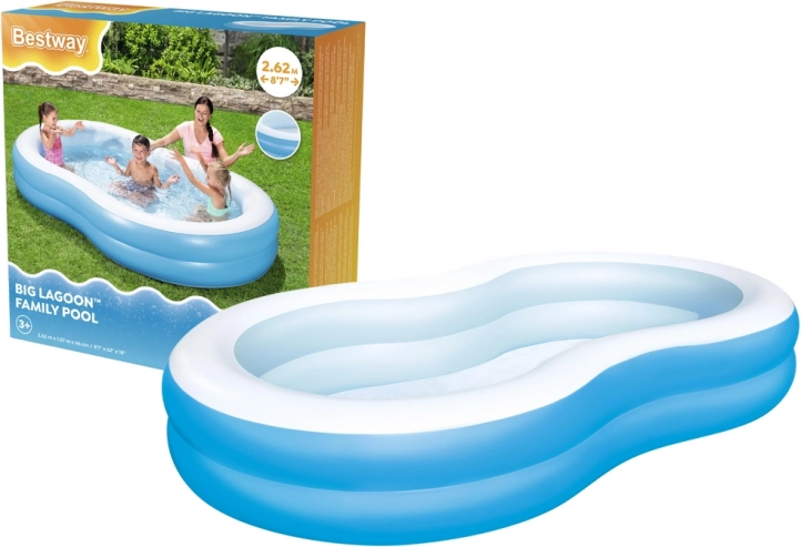 Aufblasbares Familienpool BESTWAY 262 × 157 × 46 cm