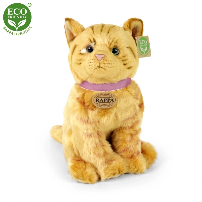 Rappa Plüschkatze braun 25 cm ECO-FRIENDLY