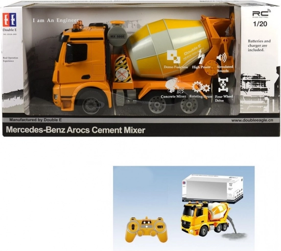 Bau-Lkw mit Fernsteuerung MaDe 38 cm orange