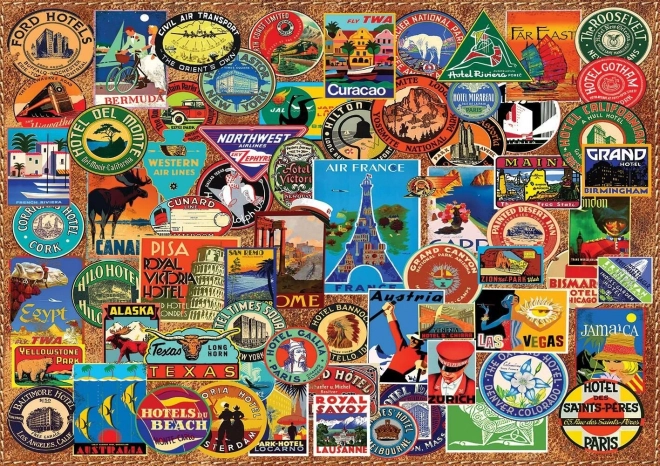 Puzzle Weltreisender 1500 Teile