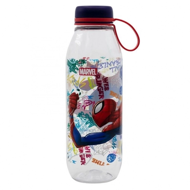 Plastikflasche mit Spiderman-Motiv