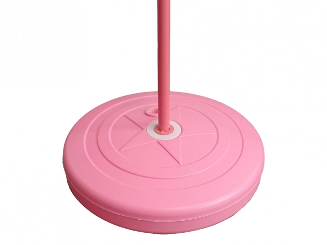 Rosa Basketball-Set für Kinder 170 cm