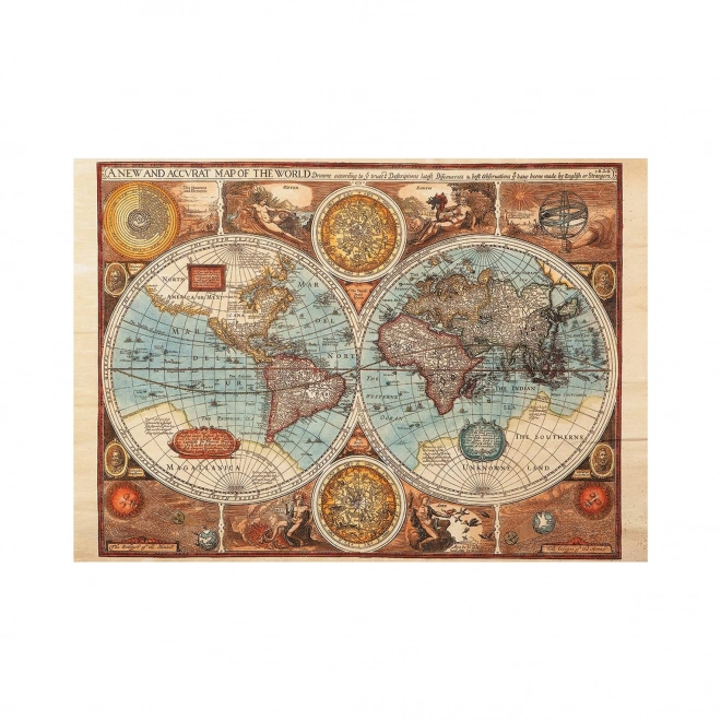 Puzzle Weltkarte 1626, 500 Teile