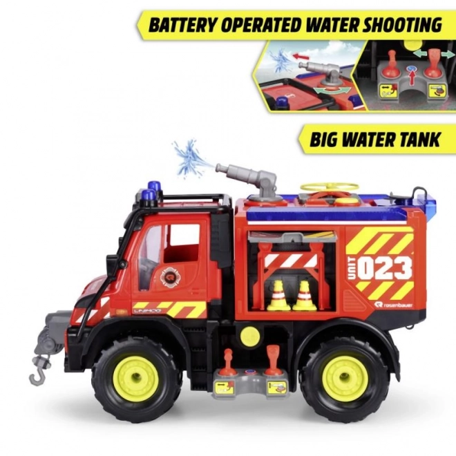 Feuerwehrauto Mercedes-Benz Unimog U530 mit Effekten