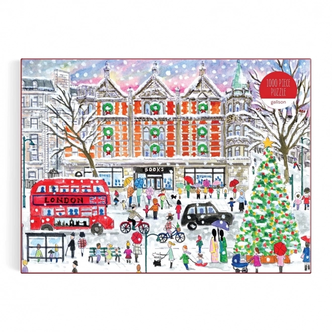 Puzzle Weihnachten in London 1000 Teile
