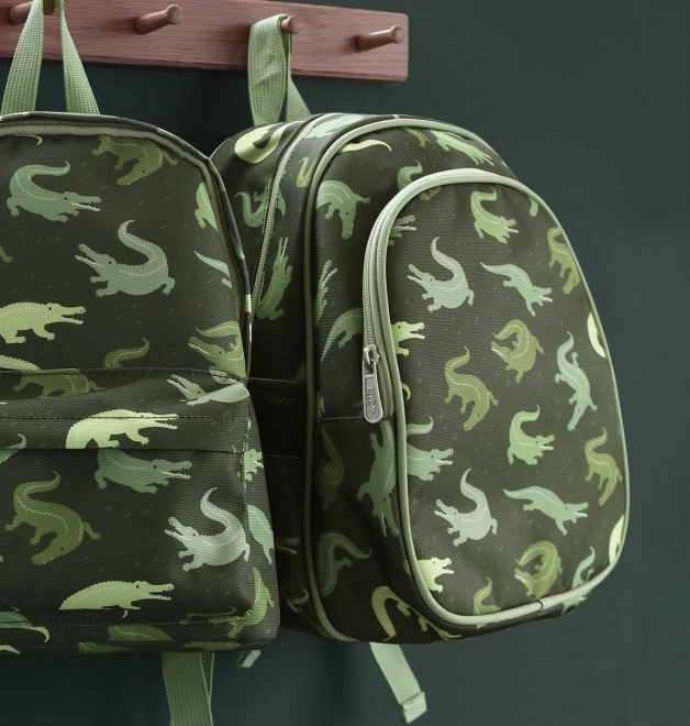 A Little Lovely Company Kindergartenrucksack – Krokodil