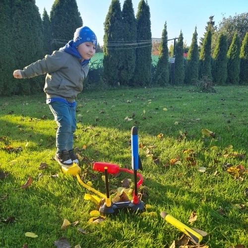 Doppelte Raketenabschussrampe für Kinder